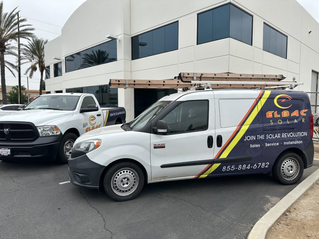 Elab Solar Company Truck